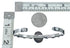 Native American Sterling Silver Turquoise Cuff Bracelet AX129805